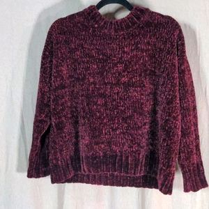 Soft burgundy sweater
